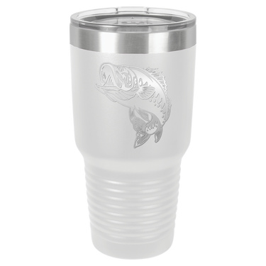 Bass Fishing 30oz Ringneck Tumbler
